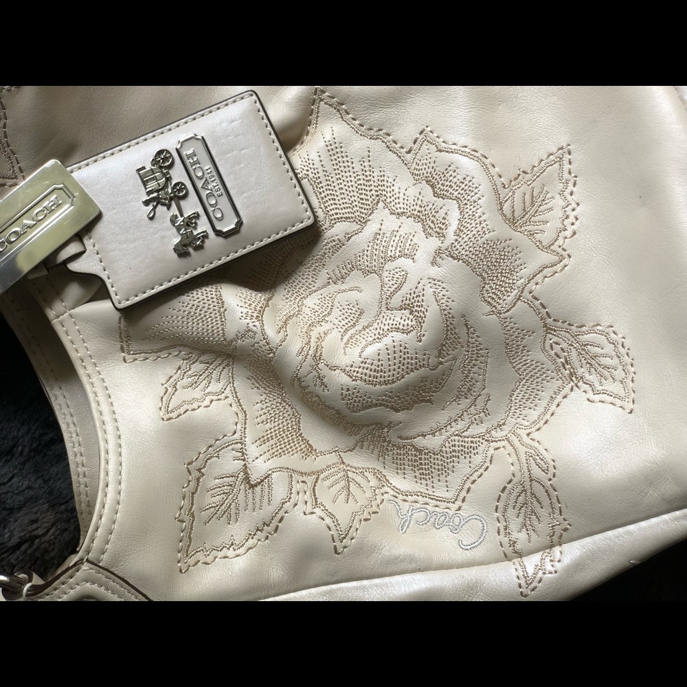 Coach 15026 Madison Rose embroidered leather